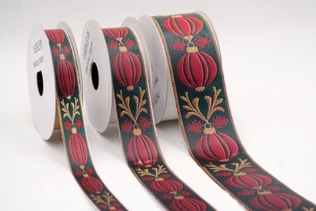 Festliche Kugeln Jacquardband_AI-KN